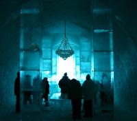 Arrival at Ice Hotel